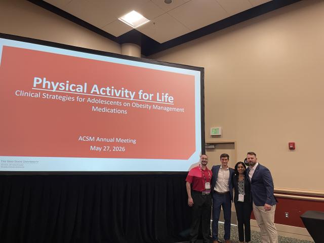 Presentation at ACSM