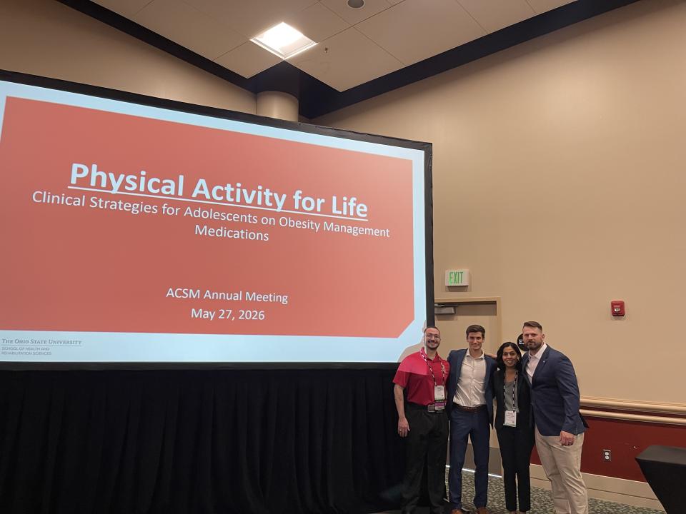 Presentation at ACSM